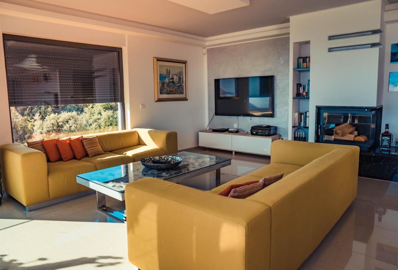 Luxury Apartments White Villa Violeta Mandre Bagian luar foto