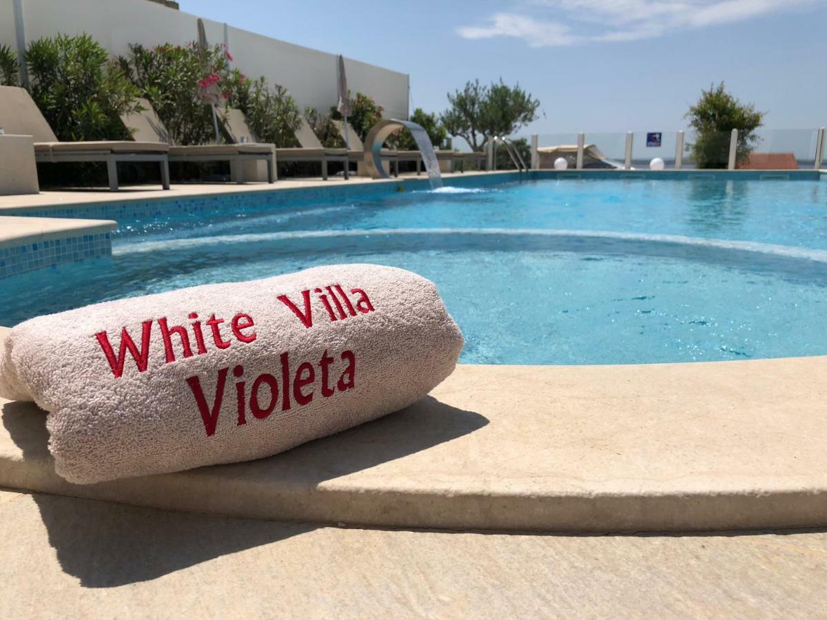 Luxury Apartments White Villa Violeta Mandre Bagian luar foto