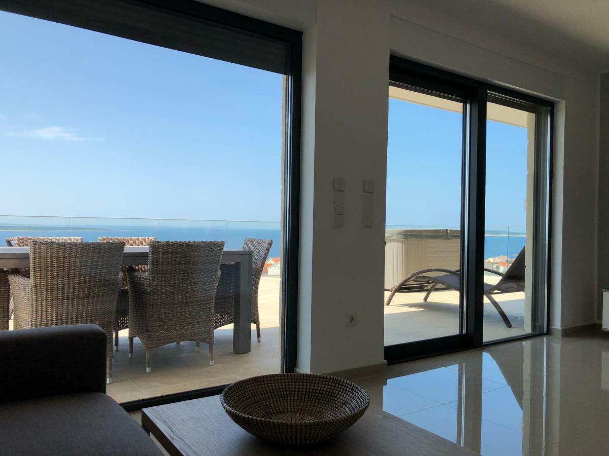 Luxury Apartments White Villa Violeta Mandre Bagian luar foto